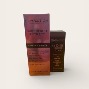 Revolution Superfruit Extract Serum & Primer with The One Blush Stick
